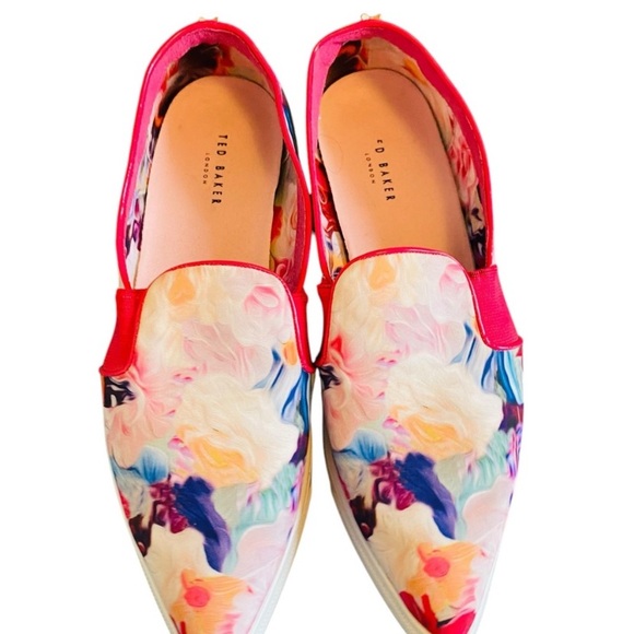 Ted Baker Thfia Floral Pointy Sneaker - Picture 3 of 8